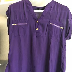 Women’s purple blouse